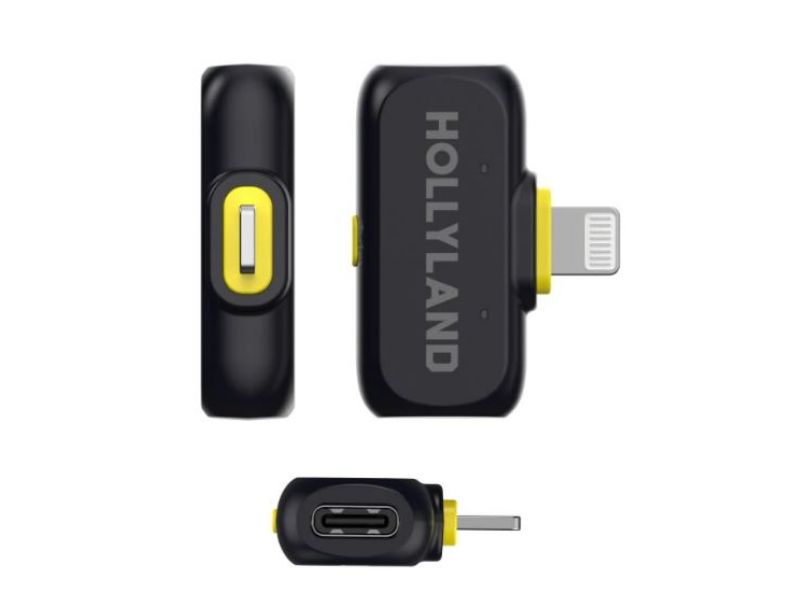 Hollyland LARK A1 Combo (Space Gray, with USB-C RX + Lightning RX + Charging Case)