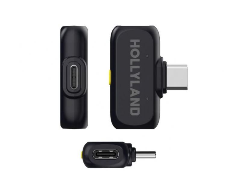 Hollyland LARK A1 Duo (Space Gray, with USB-C RX + Charging Case)