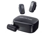 Hollyland LARK A1 Duo (Space Gray, with USB-C RX + Charging Case)