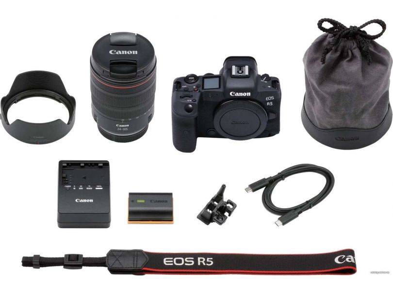 Беззеркальный фотоаппарат Canon EOS R5 Kit 24-105mm f/4L