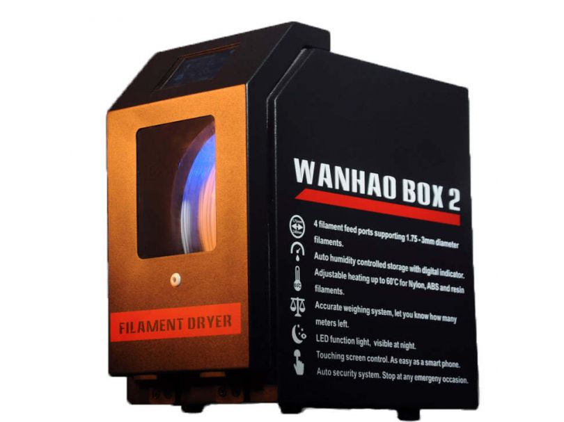 Устройство BOX 2 для подачи и сушки пластика от Wanhao