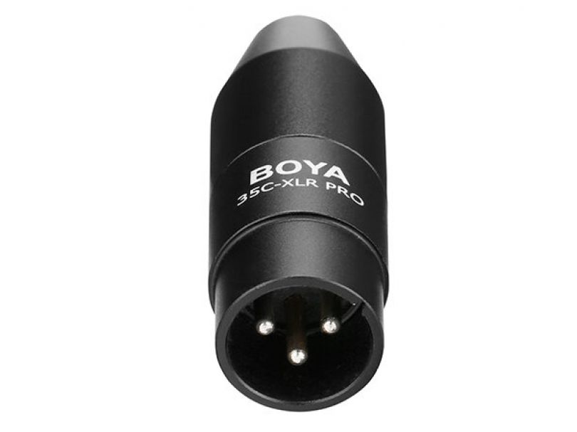 Boya 35C-XLR PRO Конвертер Mini-Jack в XLR с преобразователем мощности