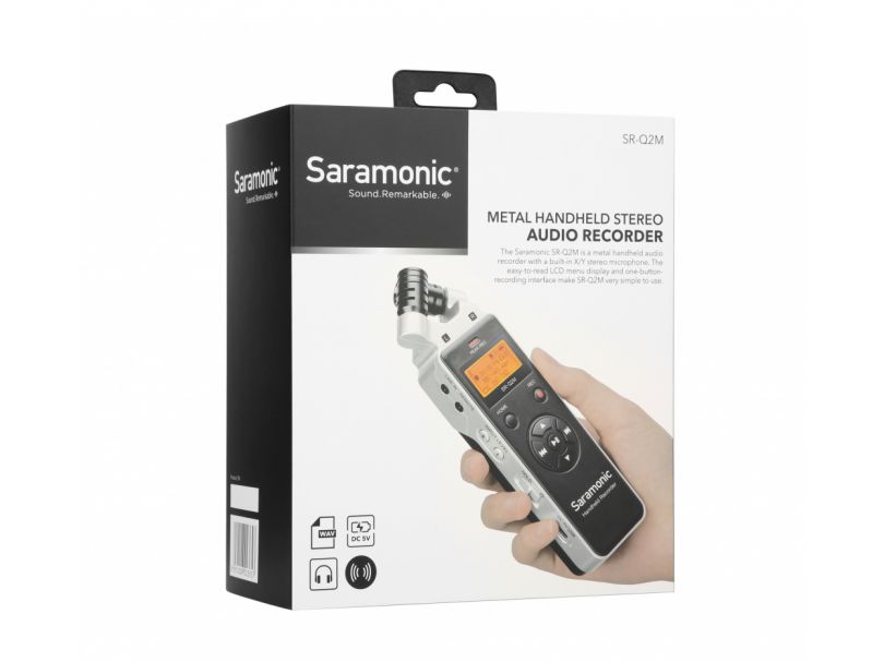 Рекордер Saramonic SR-Q2M ИКМ двухканальный (металлический корпус)