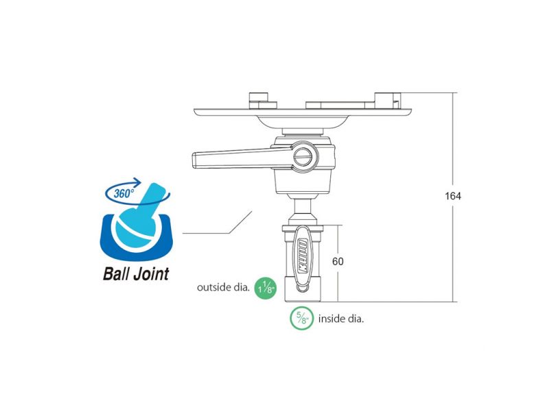 KUPO KD-300 Projector mount. Универсальный держатель проектора