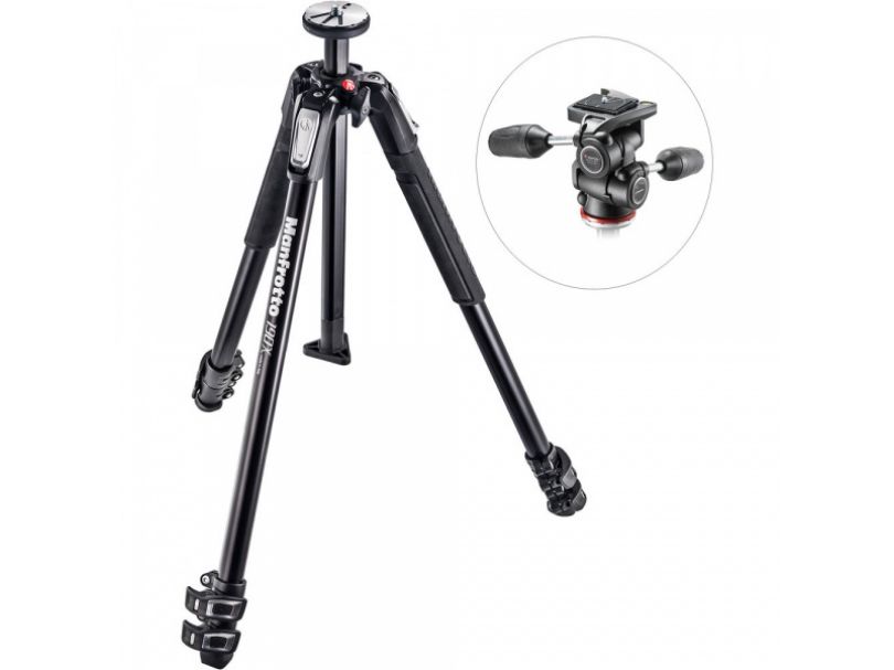 Штатив с головкой Manfrotto MK190X3-3W1