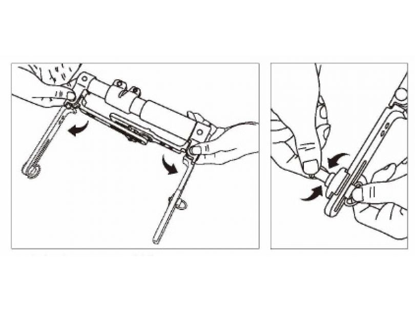 KUPO KS-109 Folding Flash Bracket Складное крепление для камеры/вспышки