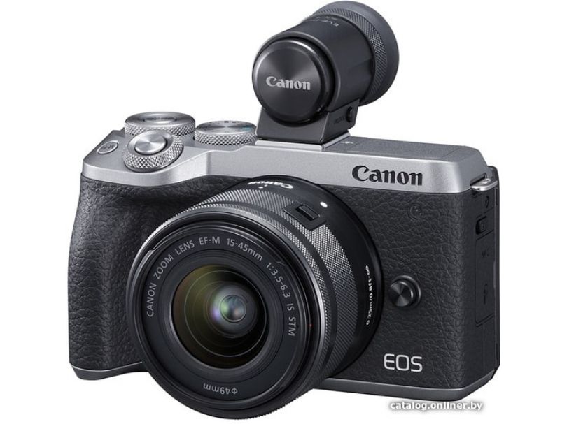 Цифровая фотокамера Canon EOS M6 Mark II EF-M 15-45 IS STM + EVF
