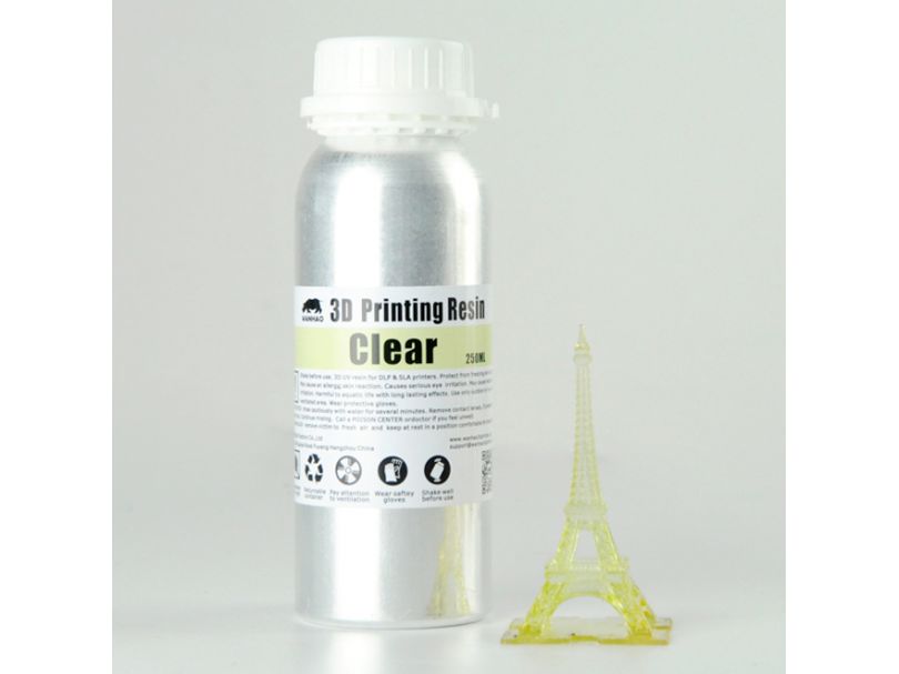 Фотополимер Wanhao Standard Resin, натуральный (250 мл)