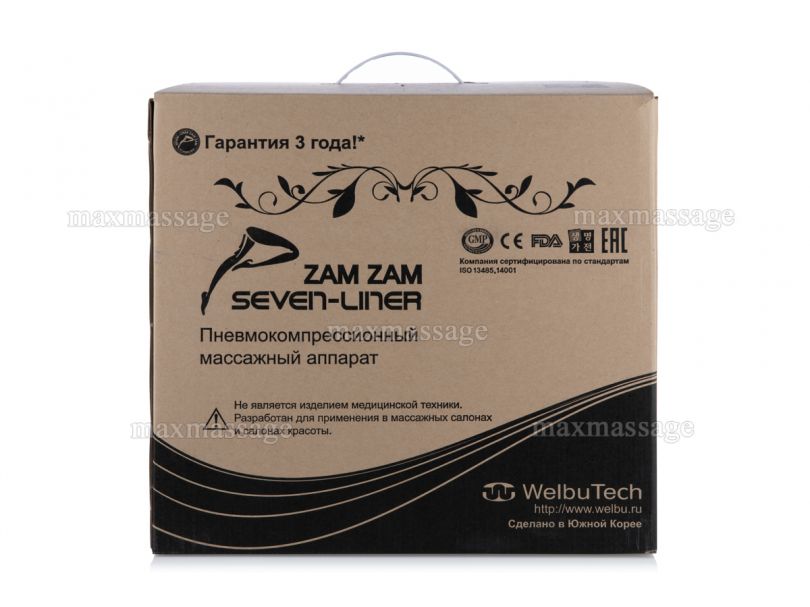 WelbuTech Seven Liner Zam-01 Аппарат для лимфодренажа, прессотерапии, массажа (полный комплект), размер L