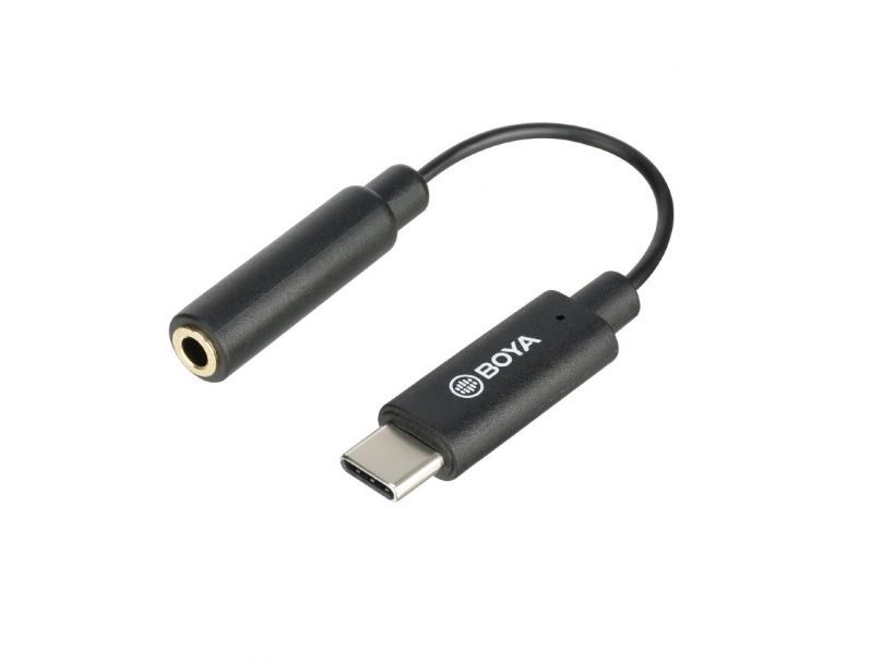 Boya BY-K4 Переходник 3,5 мм TRRS на USB Type-C