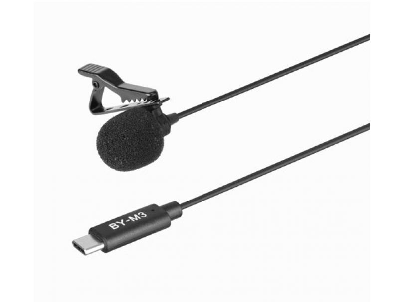 Boya BY-M3 Петличный микрофон с разъёмом USB Type-C