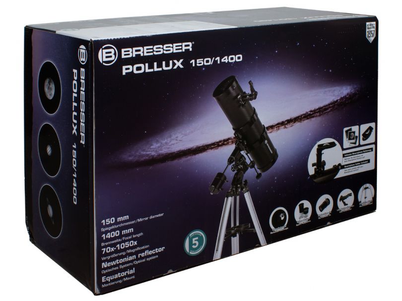 Телескоп Bresser Pollux 150/1400 EQ3