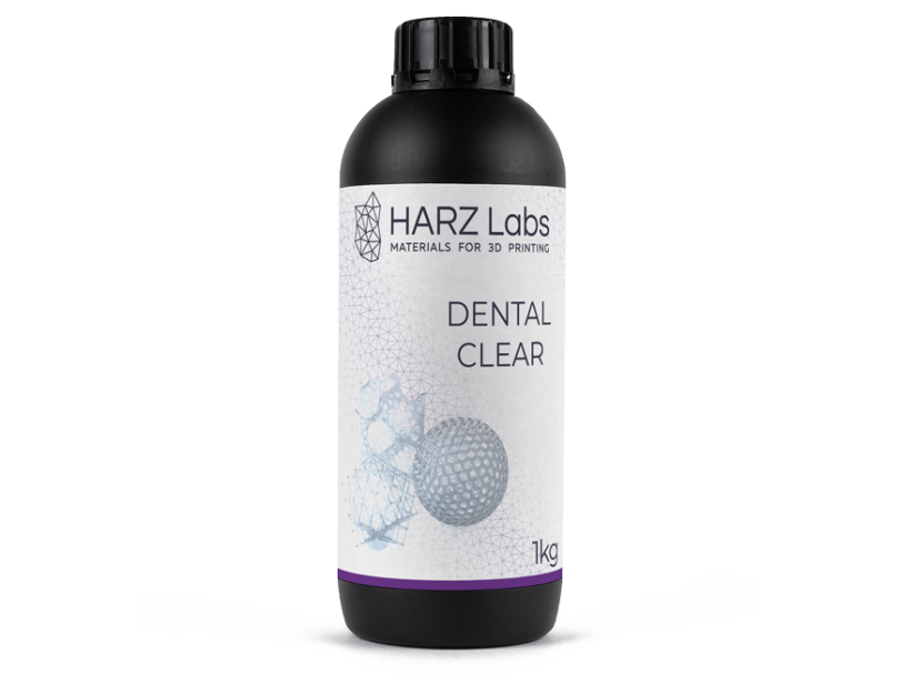 Фотополимер HARZ Labs Dental Clear, прозрачный (1 кг)