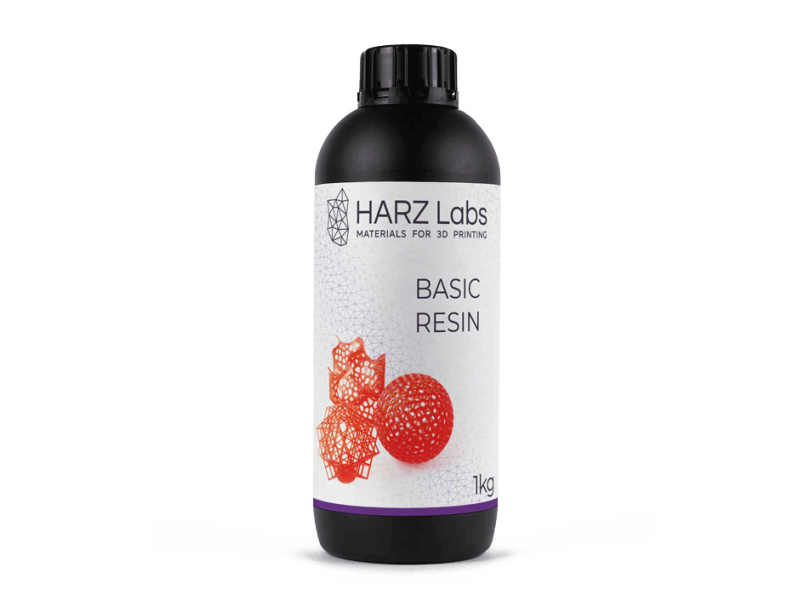 Фотополимер HARZ Labs Basic Resin, красный (1 кг)
