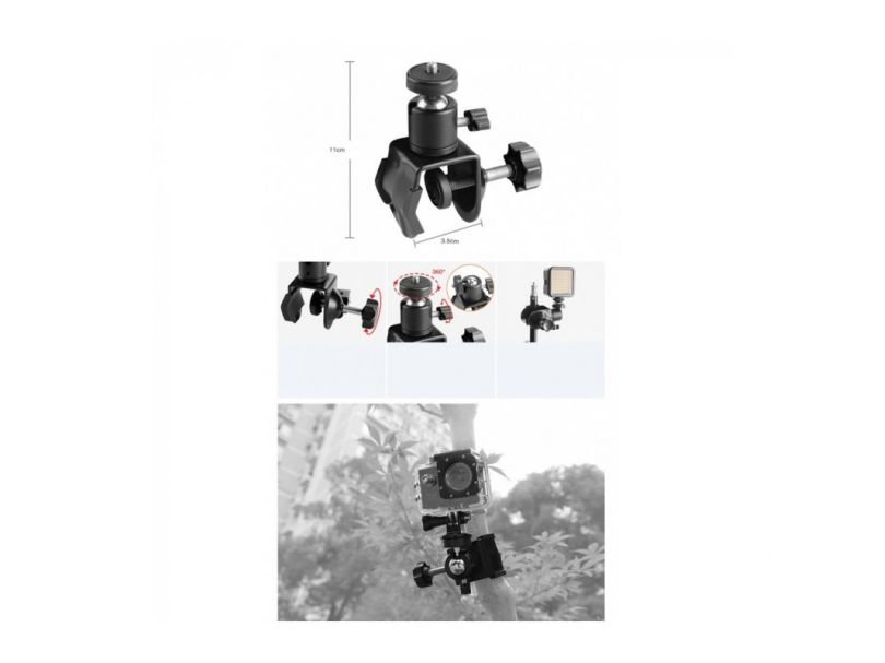 E-IMAGE Super Clamp w/ball head Зажим с шаровой головкой