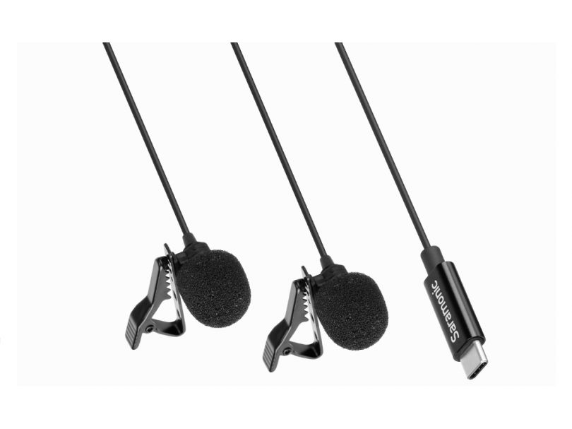 Микрофон петличный Saramonic LavMicro U3C с кабелем 6м и 2мя клипсами, разъем Type-C