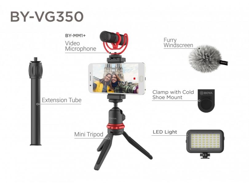 Универсальный видео-набор для смартфона BY-VG350