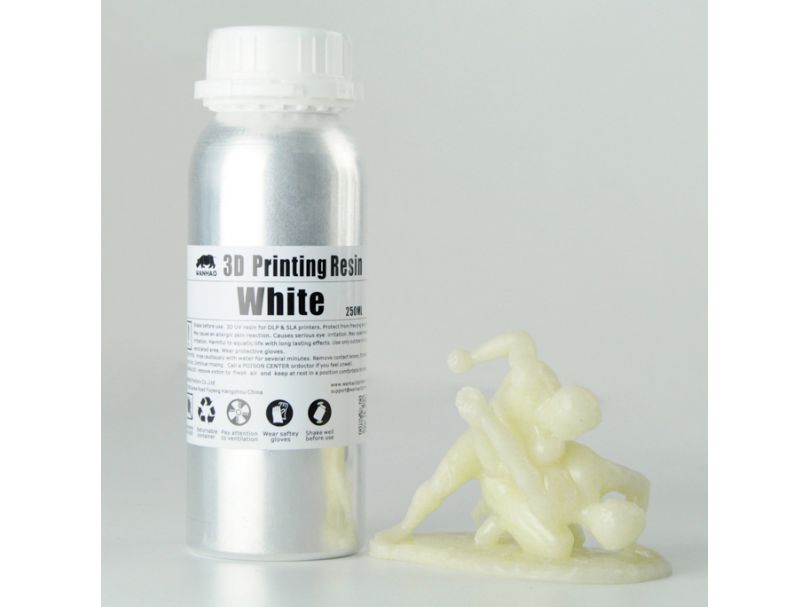 Фотополимер Wanhao Standard Resin, белый (250 мл)