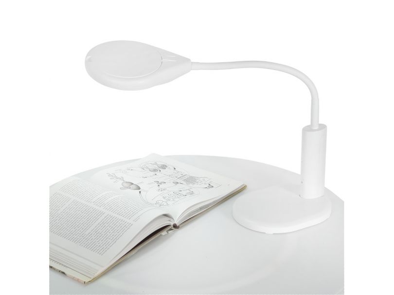 Лупа-лампа Veber 8611 2D LED с аккумуляторным питанием