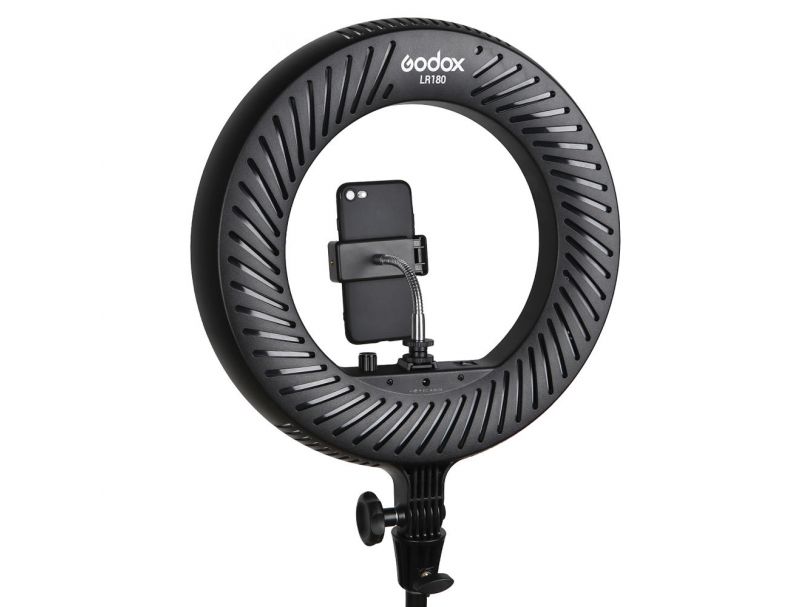 Осветитель кольцевой Godox LR180 LED Black