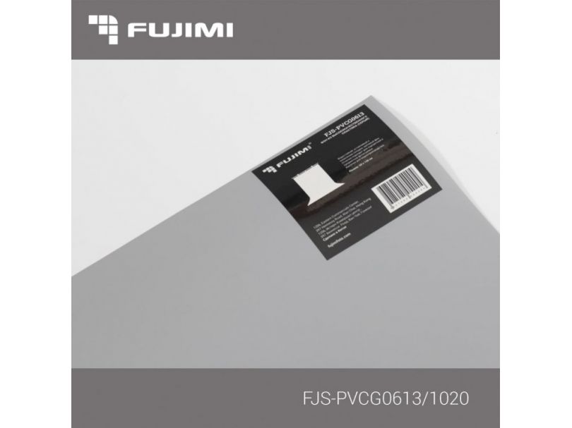 FJS-PVCC1020 Фон для студийной фото и видеосъёмки 100х200 см серый