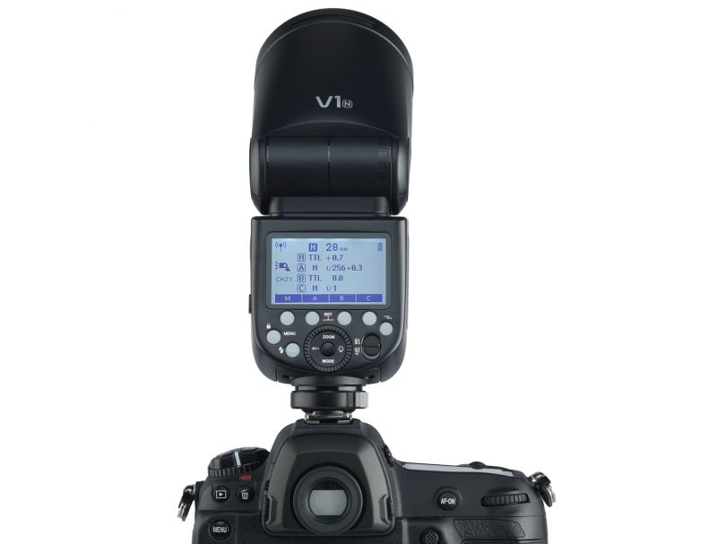 Вспышка накамерная Godox Ving V1N TTL с круглой головкой для Nikon