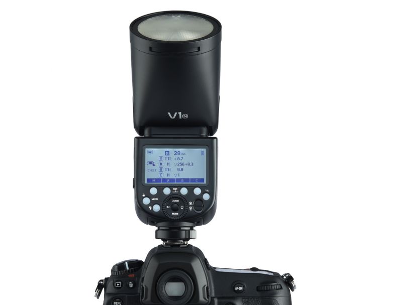 Вспышка накамерная Godox Ving V1N TTL с круглой головкой для Nikon