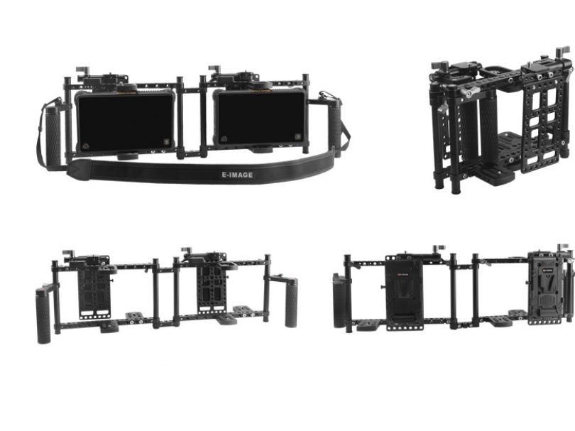 E-IMAGE Director's monitor cage Q100 Twin. Клетка для монитора двойная