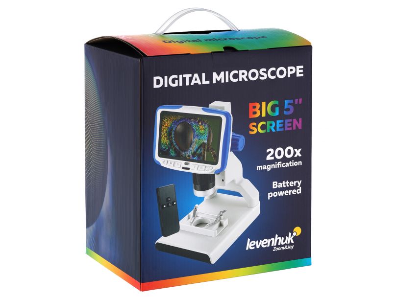 Микроскоп цифровой Levenhuk Rainbow DM500 LCD