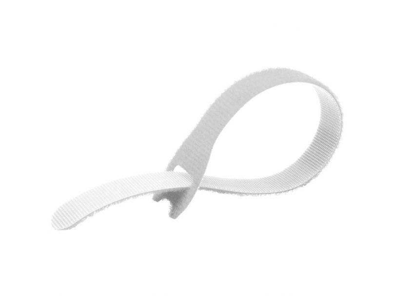 KUPO MEZ221-W Molded EZ-Tie Cable, white 20/13mm x 200mm Стяжка-хомут белая, 10 шт