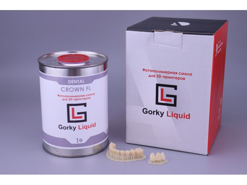 Фотополимерная смола Gorky Liquid "Dental Crown" A3 FL 1 кг 