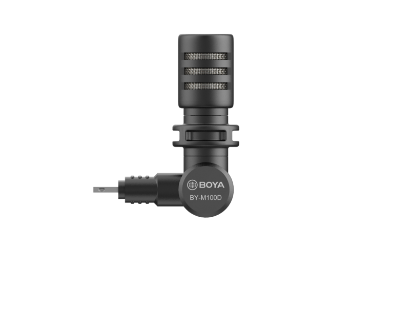 Boya  BY-M100D Компактный конденсаторный микрофон с поворотной головой на 180°