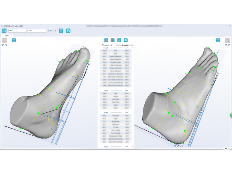 Ортопедический 3D сканер ScanPod3D UPOD-S