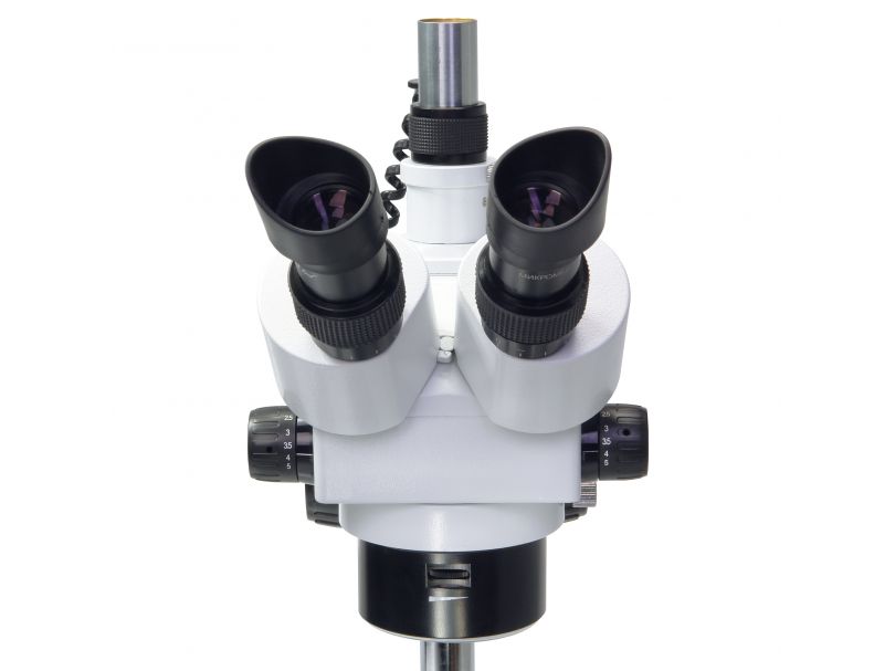 Микроскоп стерео МС-4-ZOOM LED (тринокуляр)