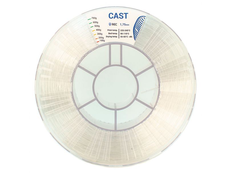 CAST пластик REC 1.75мм прозрачный 750г