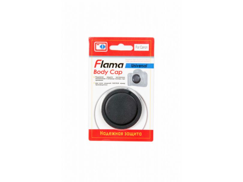 Крышка-заглушка байонетная для камеры Flama FL-BCC Body cap Canon