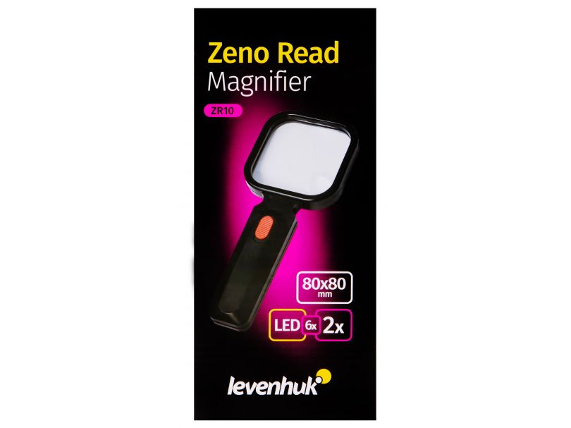 Лупа для чтения Levenhuk Zeno Read ZR10, белая