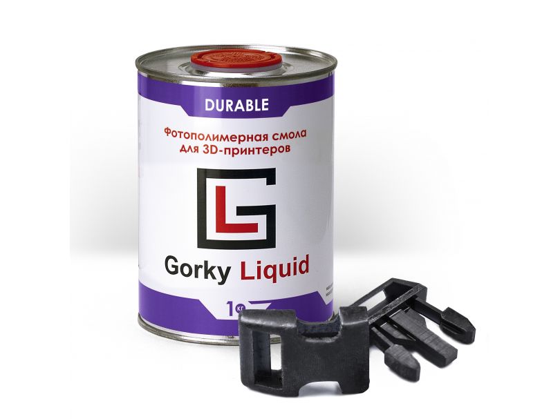 Фотополимерная смола Gorky Liquid "Durable" чёрная 1 кг 