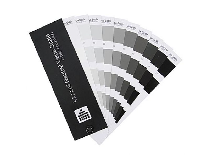 Munsell Neutral Value Scale – Glossy Finish (Серая шкала Манселла, глянцевая версия)