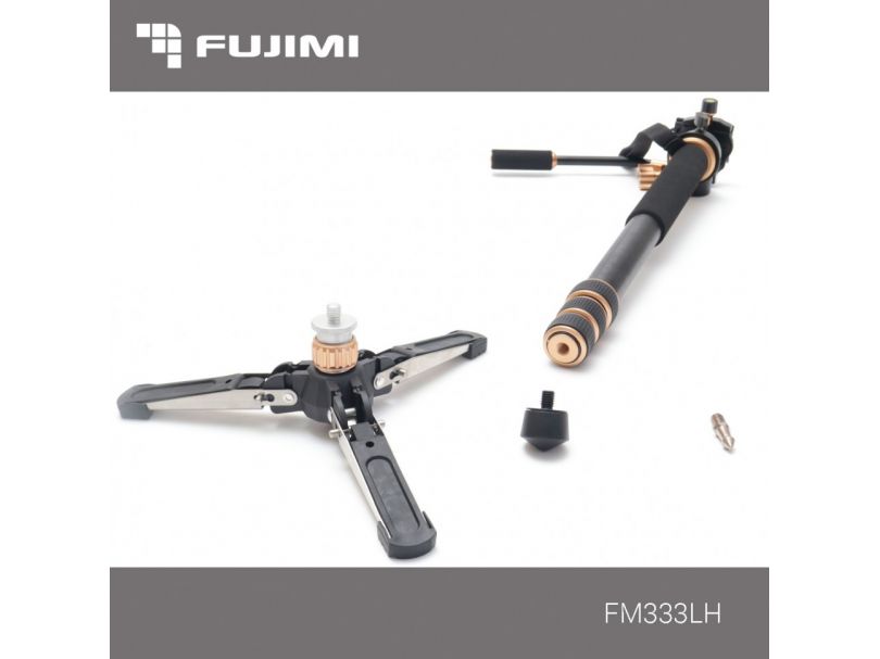 Fujimi FM333LH Алюминиевый монопод с 3-х точечным упором и видео-головой