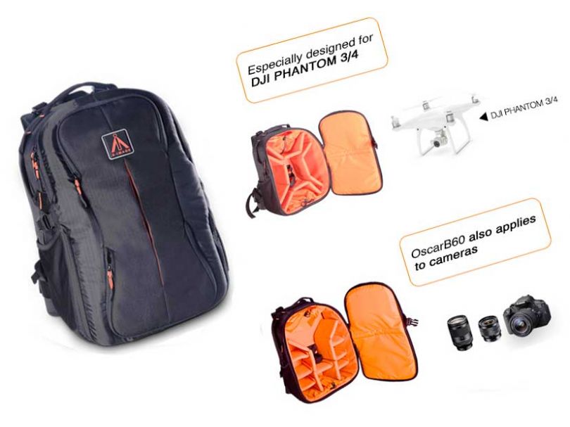 E-IMAGE Oscar B60 Рюкзак для дронов/фото-видео оборудования