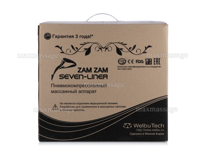 WelbuTech Seven Liner Zam-01 Аппарат для лимфодренажа, прессотерапии, массажа (полный комплект), размер XL