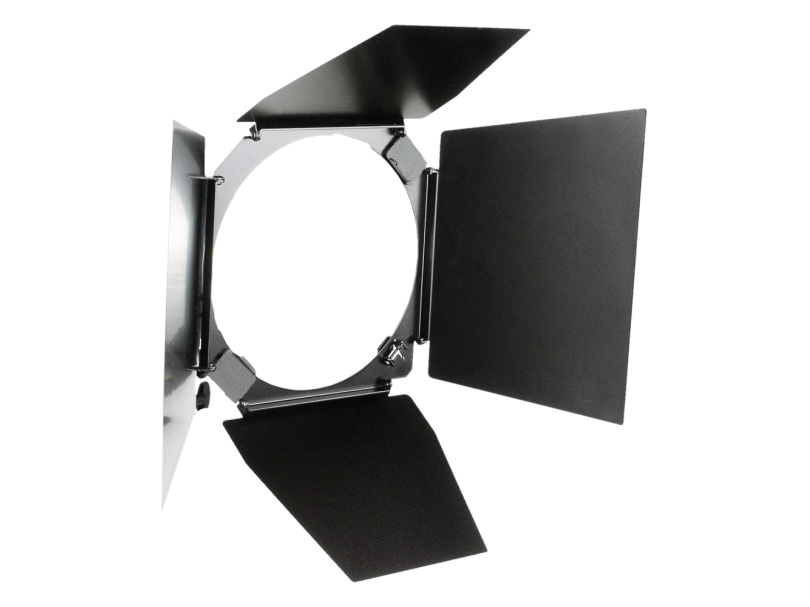 HENSEL 4-wing Barn Door with Filter Holder for 9" reflector. Шторки для рефлектора 9"