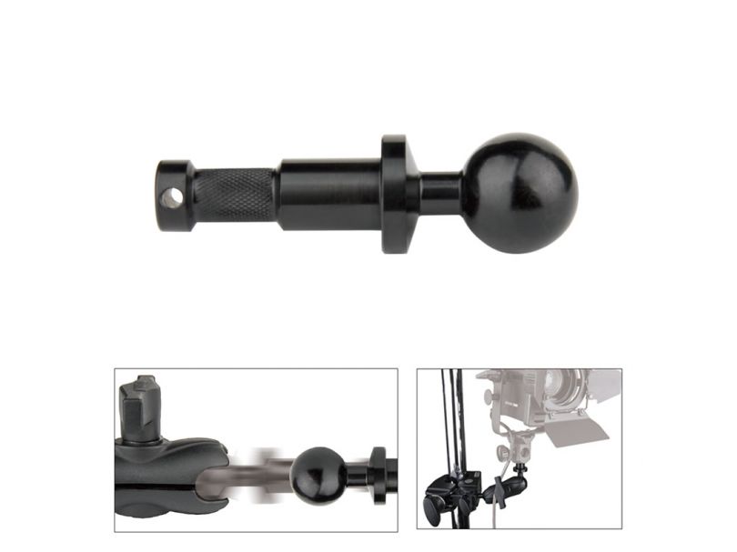 KUPO KS-416 SK Ball head w/baby pin Шаровая головка со стержнем 5/8"(16 мм)