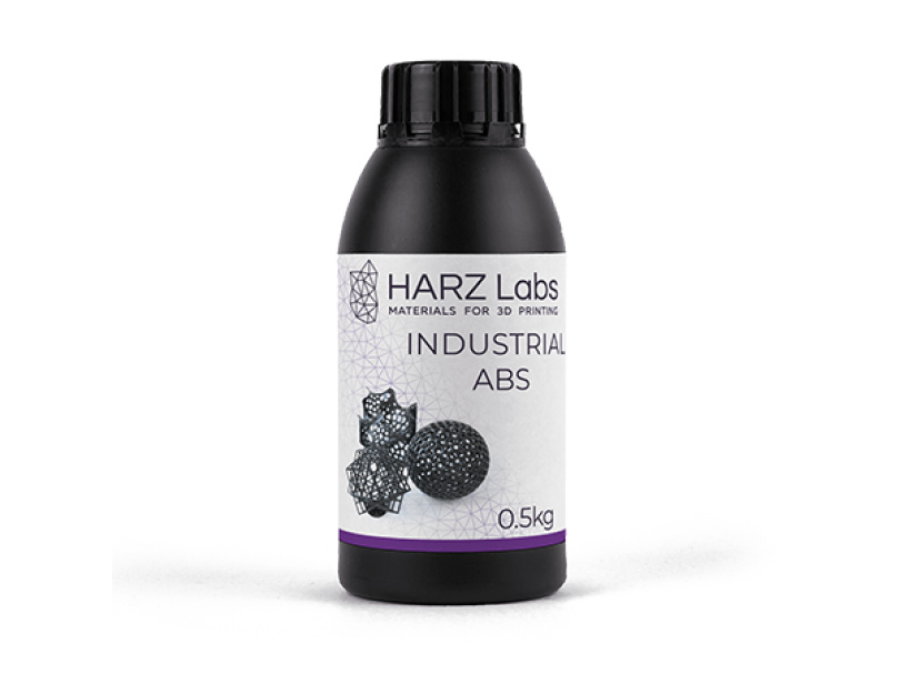 Фотополимер HARZ Labs Industrial ABS, черный (0,5 кг)