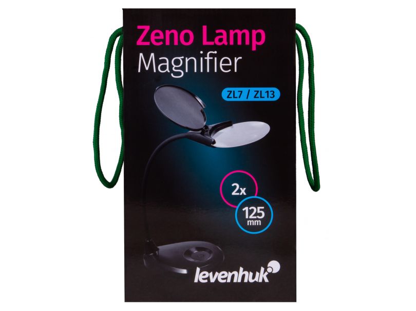 Лупа-лампа Levenhuk Zeno Lamp ZL7, черная
