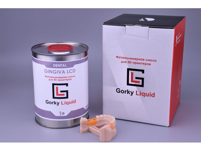 Фотополимерная смола Gorky Liquid "Dental Gingiva" LCD/DLP 1 кг