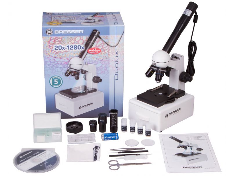 Микроскоп цифровой Bresser Duolux 20x–1280x