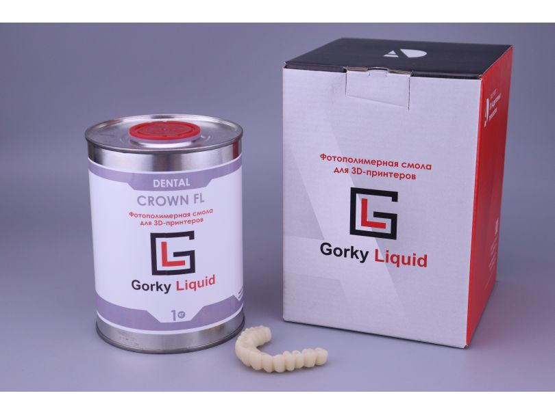 Фотополимерная смола Gorky Liquid "Dental Crown" A2 FL 1 кг 