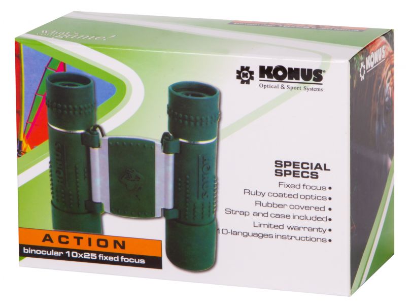 Бинокль Konus Action 10x25 FF